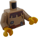 LEGO Dark Tan Peasant Torso with Patch and Belt Pouch (973 / 76382)