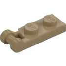 LEGO Tmavě žlutohnědá Deska 1 x 2 s Koncovka Tyčka Rukojeť (60478)