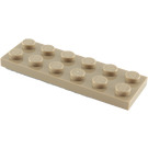 LEGO Donker Zandbruin Plaat 2 x 6 (3795)