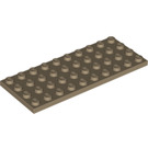 LEGO Dark Tan Plate 4 x 10 (3030)