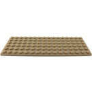 LEGO Dark Tan Plate 6 x 16 (3027)