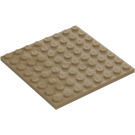 LEGO Donker zandbruin Plaat 8 x 8 (41539 / 42534)