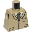LEGO Dark Tan Professor Remus Lupin Torso without Arms (973)