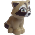 LEGO Tmavě žlutohnědá Raccoon s Dark Hnědá (78743)