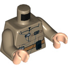 LEGO Dunkel Beige Rebel Ground Crew Minifigur Torso (973 / 76382)