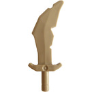 LEGO Mørk beige Scimitar med Jagged Kant (60752)