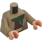 LEGO Tan Foncé Sig Greebling Minifigurine Torse (973)