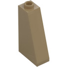 LEGO Tan Foncé Pente 1 x 2 x 3 (75°) avec tenon creux (4460)