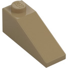 LEGO Dunkles Beige Schrägstein 1 x 3 (25°) (4286)