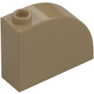 LEGO Dark Tan Slope 1 x 3 x 2 Curved (33243)