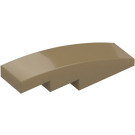 LEGO Dark Tan Slope 1 x 4 Curved (11153 / 61678)