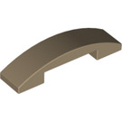LEGO Dark Tan Slope 1 x 4 Curved Double (93273)