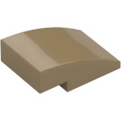 LEGO Dark Tan Slope 2 x 3 Curved (24309)