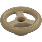 LEGO Dark Tan Steering Wheel 2 x 2 (16091 / 30663)