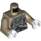 LEGO Mørkebrun Strainor Minifigur Ulv Torso (973 / 76382)