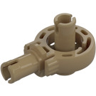 LEGO Dark Tan Technic Click Rotation Bushing with Two Pins (47455)