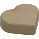 LEGO Dark Tan Tile 1 x 1 Heart (5529 / 39739)