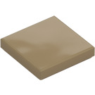 LEGO Dunkel Beige Fliese 2 x 2 mit Nut (3068 / 88409)