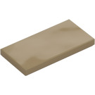 LEGO Dunkles Beige Fliese 2 x 4 (87079)