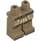 LEGO Mørk beige Viking - Reddish Brun Skjorte Minifigur Hofter og ben (73200 / 104739)