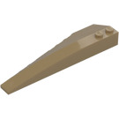 LEGO Dark Tan Wedge 10 x 3 x 1 Double Rounded Right (50956)