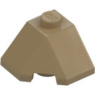 LEGO Tumma beige Kiila 2 x 2 (45°) Kulma (13548)