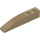 LEGO Beige scuro Cuneo 2 x 6 Doppio Destra (5711 / 41747)