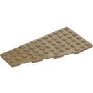 LEGO Mörk Gulbrun Kil Platta 6 x 12 Vinge Vänster (3632 / 30355)