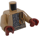 LEGO Tmavě žlutohnědá Weequay Stráž Minifigurka Trup (973 / 76382)