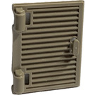 LEGO Dark Tan Window 1 x 2 x 3 Shutter with Hinges and Handle (60800 / 77092)