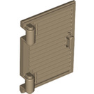 LEGO Dark Tan Window 1 x 2 x 3 Shutter with Hinges and no Handle (60800)