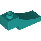 LEGO Donker Turquoise Boog 1 x 3 Omgekeerd (70681)