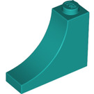 LEGO Dark Turquoise Arch 1 x 3 x 2 with Inside Bow (18653)