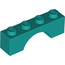 LEGO Donker Turquoise Boog 1 x 4 (3659)