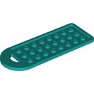 LEGO Turquoise foncé Baggage Tag 3 x 8 (79996)