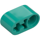 LEGO Turquoise Foncé Faisceau 2 avec Trou d'essieu et Épingle Trou (40147 / 74695)