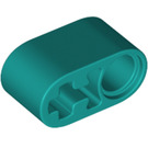 LEGO Donker Turquoise Balk 2 met As Gat en Pin Gat (40147 / 74695)