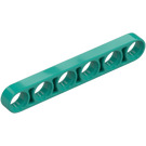 LEGO Donker turquoise Balk 6 x 0.5 Dun (28570 / 32063)