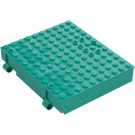 LEGO Dark Turquoise Book Half 10 x 12 x 2.6 (72045)