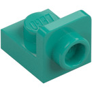 LEGO Dark Turquoise Bracket 1 x 1 with 1 x 1 Plate Up (36840)