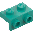 LEGO Dunkles Türkis Halterung 1 x 2 - 1 x 2 (99781)