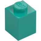 LEGO Turquoise Foncé Brique 1 x 1 (3005 / 30071)