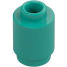 LEGO Turquoise Foncé Brique 1 x 1 Rond avec tenon ouvert (3062 / 35390)