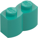 LEGO Donker turquoise Steen 1 x 2 Log (30136)