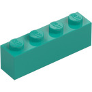 LEGO Turquoise Foncé Brique 1 x 4 (3010 / 6146)