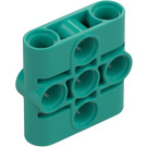 LEGO Donker turquoise Connector Balk 1 x 3 x 3 (39793)