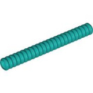 LEGO Donker Turquoise Corrugated Slang 6.4 cm (8 Studs) (22516 / 23039)