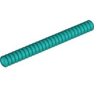 LEGO Turquoise foncé Corrugated Tuyau 7.2 cm (9 Goujons) (23002 / 57721)