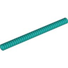 LEGO Donker Turquoise Corrugated Slang 9.6 cm (12 Studs) (41356 / 100896)