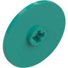 LEGO Turchese scuro Disk 3 x 3 (2723 / 52901)